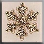 Glass Treasure 12038 Medium Snowflake Gold